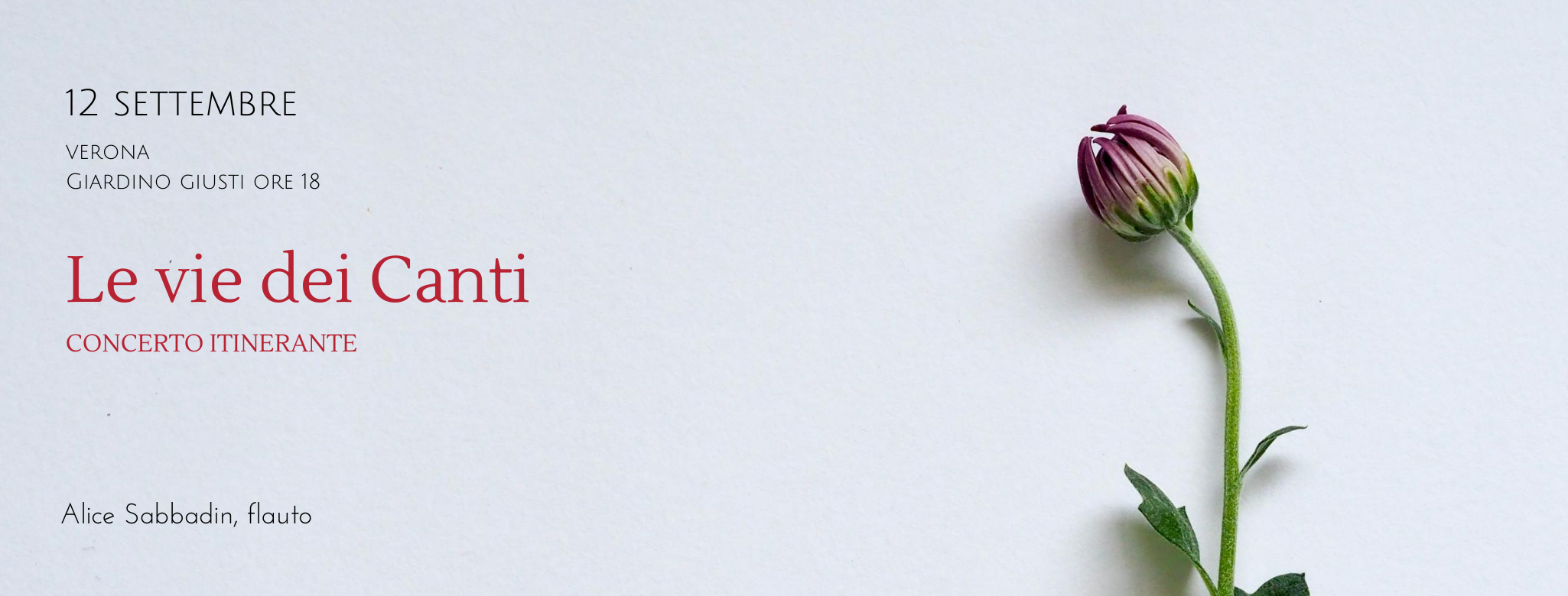 Le vie dei Canti CONCERTO ITINERANTE