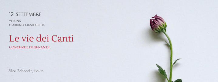 Le vie dei Canti CONCERTO ITINERANTE